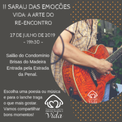II Sarau das Emoções - Vida: a arte do ReEncontro.